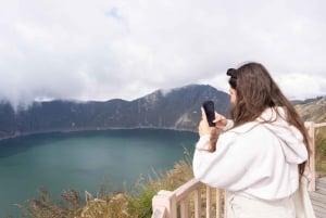 Fra Quito: Cotopaxi nasjonalpark og vandring i Quilotoa-lagunen