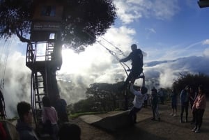De Quito: Visita guiada às cachoeiras de Baños de Agua Santa