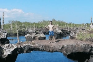 Dagvullende tour door lavatunnels vanaf het eiland Isabela