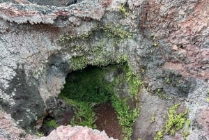 Galapagos paardrijden op de bergkammen van de Sierra Negra Vulkaan