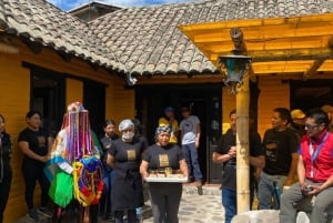 Reuniones con los lugareños en los Andes