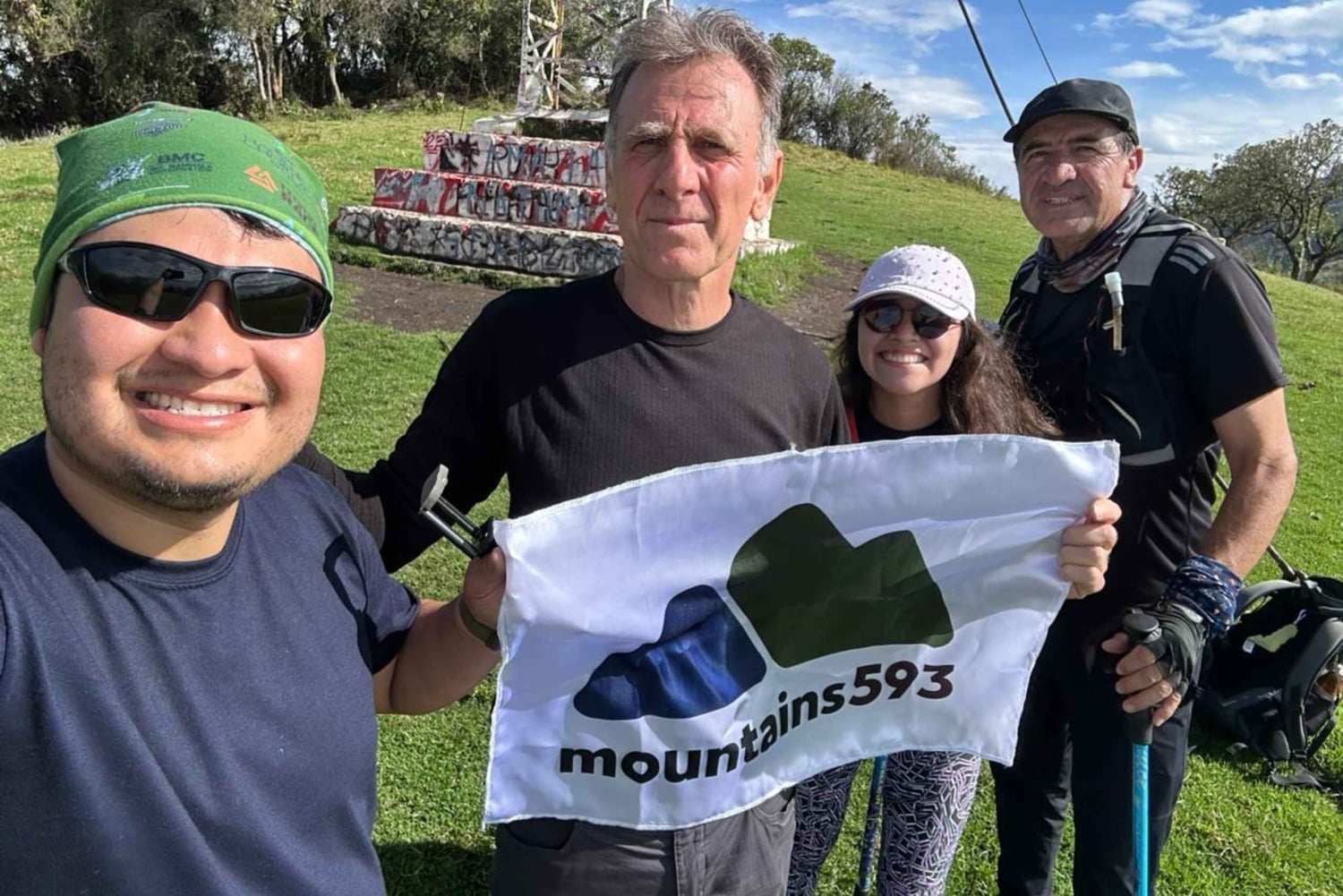 Vandring på vulkanen Ilaló Quito Ecuador