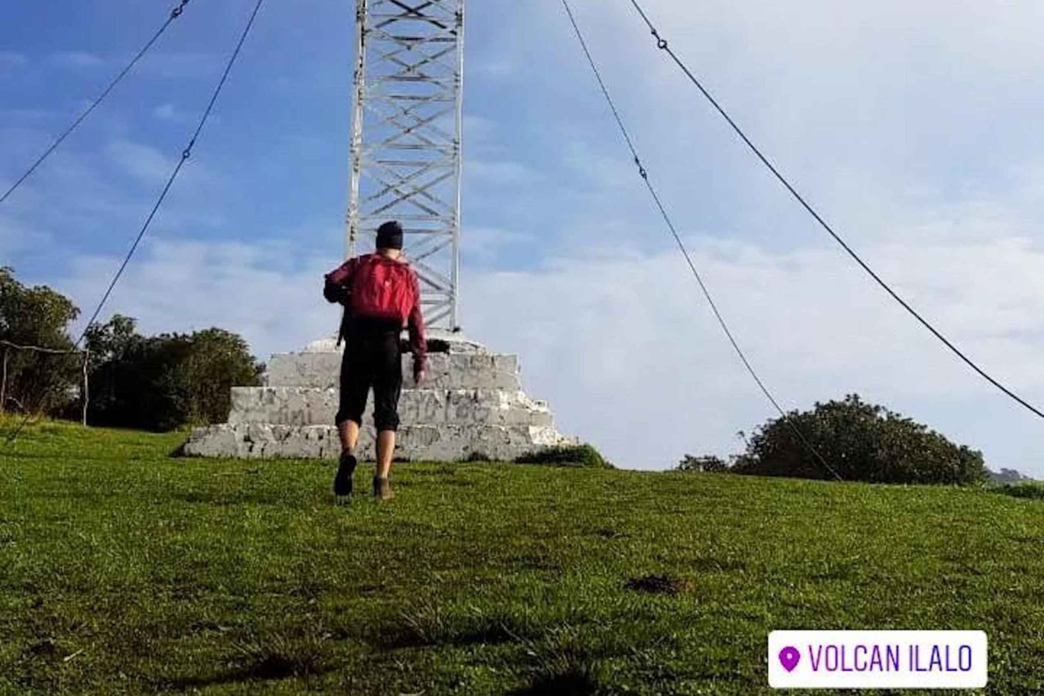 Vandring på vulkanen Ilaló Quito Ecuador