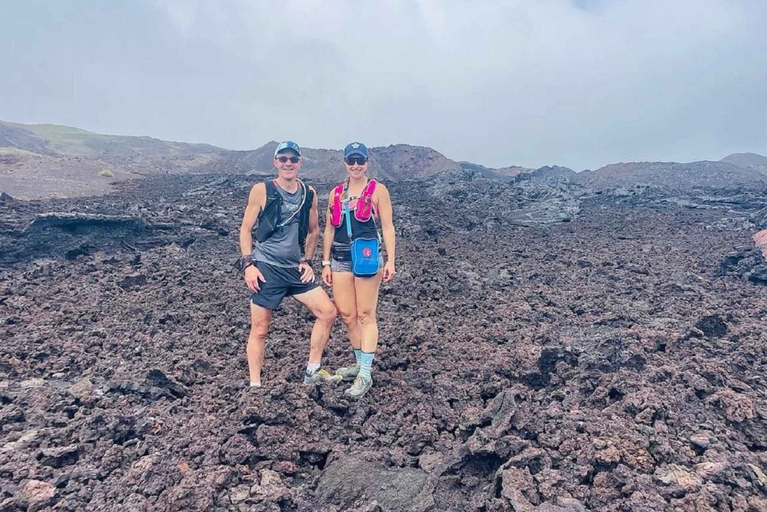 Senderismo por el volcán Sierra Negra - Campos de lava del volcán Chico