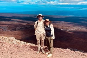 Senderismo por el volcán Sierra Negra - Campos de lava del volcán Chico