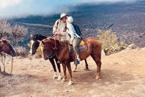 Senderismo por el volcán Sierra Negra - Campos de lava del volcán Chico