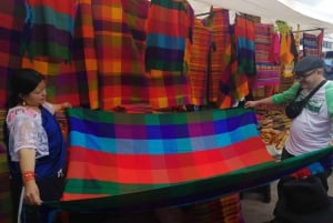 Tour de um dia pelo mercado indígena de Otavalo, Quitsato e Cuicocha