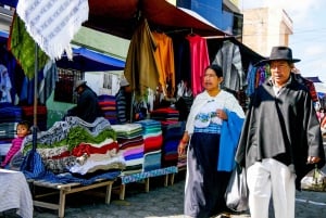 Visite de jour du marché indigène d'Otavalo, de Quitsato et de Cuicocha