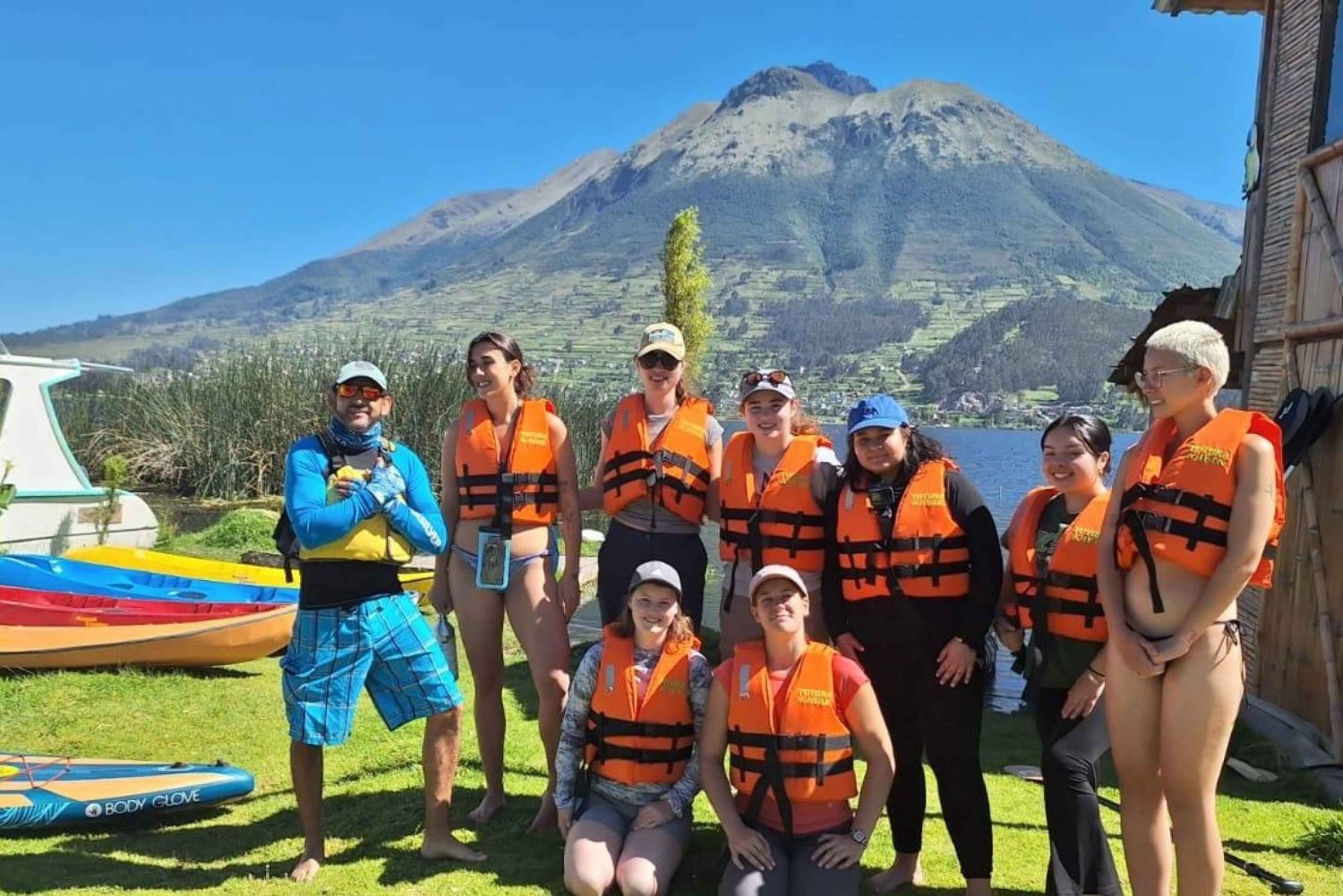 Otavalo: Wycieczka kajakiem po jeziorze San Pablo