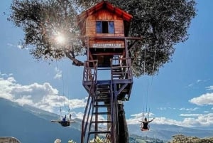 Pailon Del Diablo & Waterfalls Route + Mano de Dios + Tree House Ec.