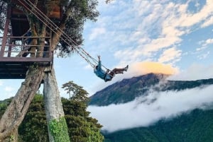Pailon Del Diablo & Waterfalls Route + Mano de Dios + Tree House Ec.