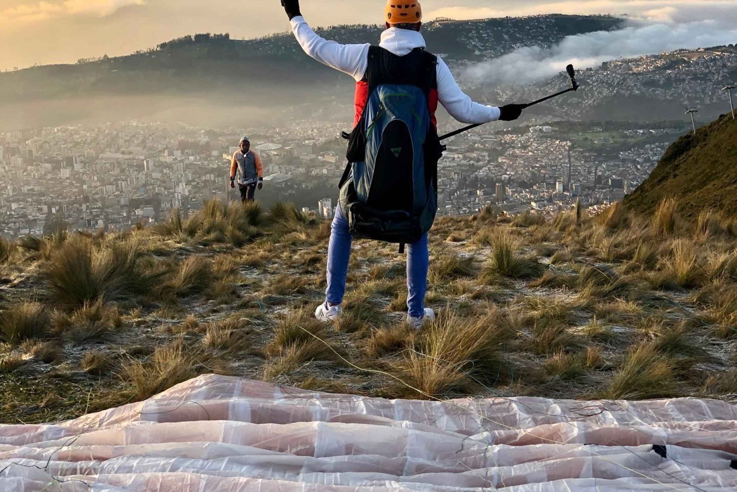 Parapente حول كيتو: مراقبة مدينة Parapente