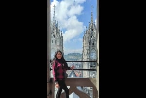 VISITE PRIVÉE ET EXCLUSIVE DE LA VILLE : Quito coloniale, téléphérique, Mitad del Mundo