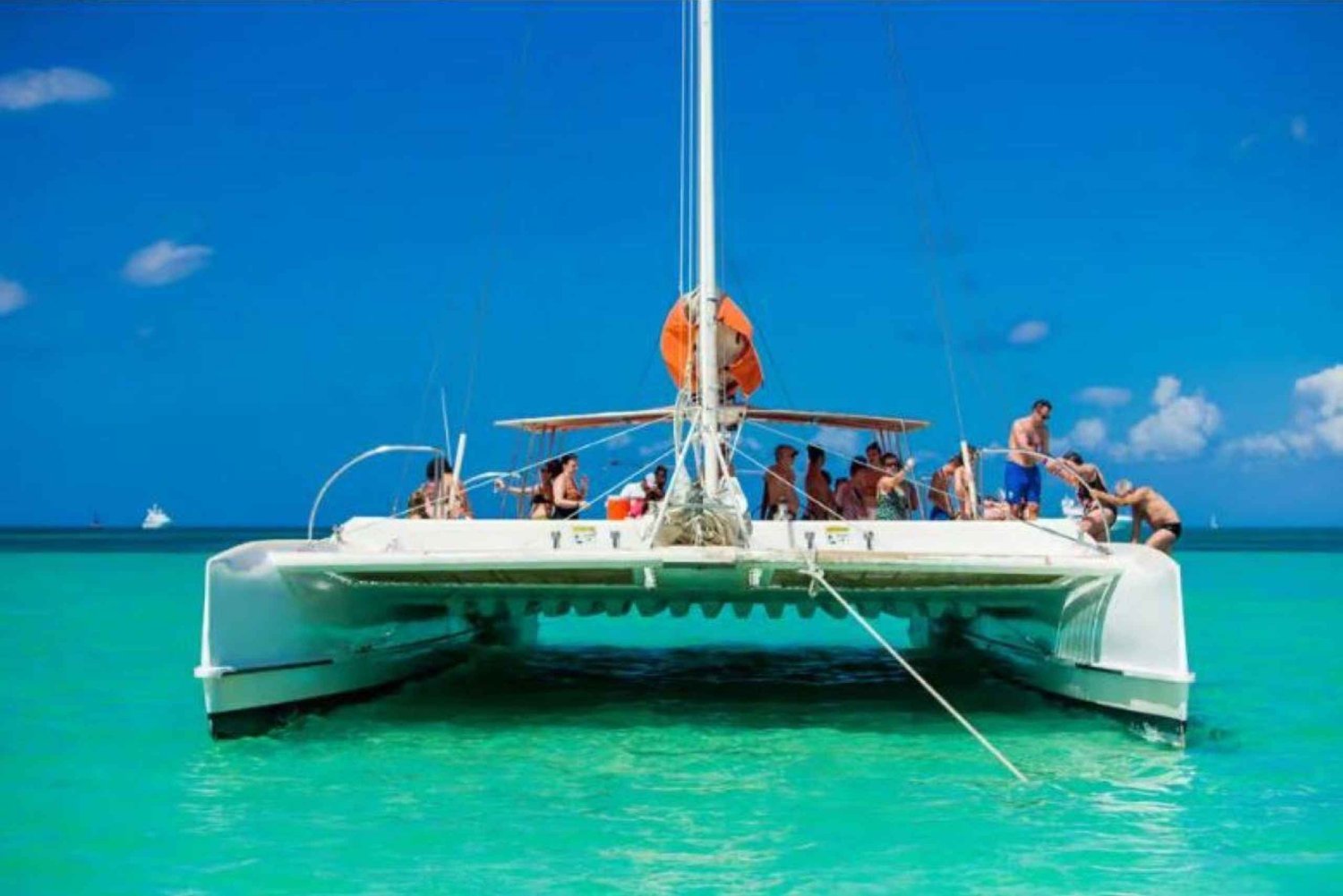 Privat katamarantur til Saona Island med lunsj
