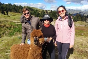 Quilotoa-järvi: Quitosta Quilotoa-järvelle ja Toachi-kanjoniin.