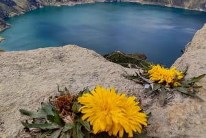 Quilotoa-järvi: Quitosta Quilotoa-järvelle ja Toachi-kanjoniin.