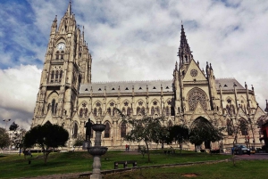 Quito: På cykel, utsiktsplats, marknader, parker, Basílica del Voto Nacional