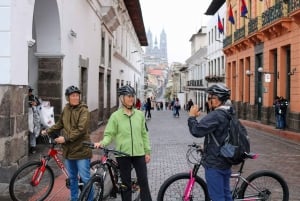 Cykeltur i staden Quito