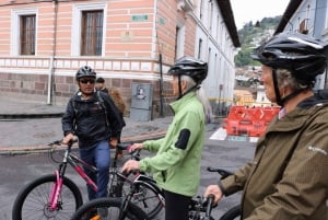 Cykeltur i staden Quito