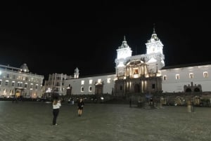 Quito: City Sightseeing begeleide nachtwandeling