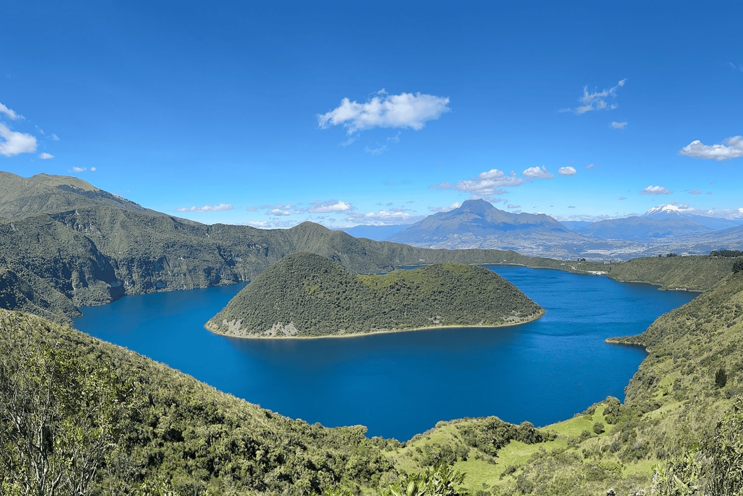 Cuicocha bypass to the lagoon