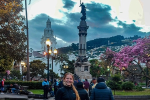 Quito: Historisch centrum, chocoladeproeverij en lunchpakket