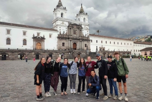 Quito : Coucher de soleil sur la vieille ville + dégustation de chocolat + cuisine locale