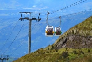 Quito: Krater Pululahua, środek świata i kolejka linowa ...