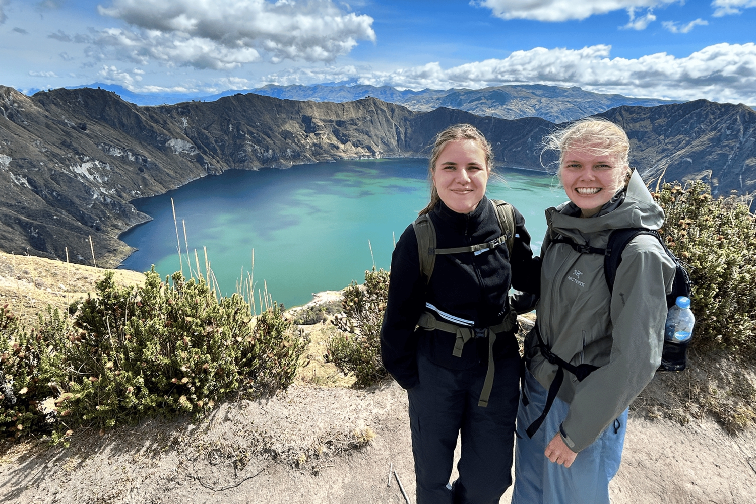 Quito: Quilotoan ohitustie vaelluslaguunille.