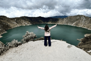 Quito: Quilotoan ohitustie vaelluslaguunille.