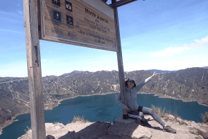 Quito: Quilotoan ohitustie vaelluslaguunille.