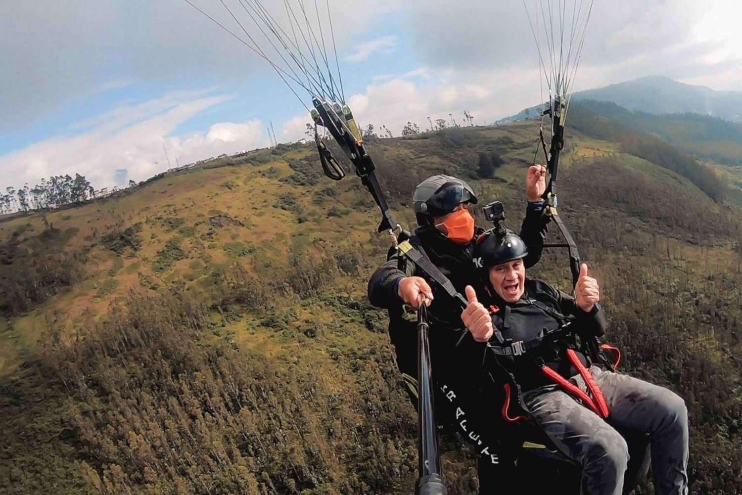 Quito : Vol en Parapente Tandem au Départ de Lumbisi