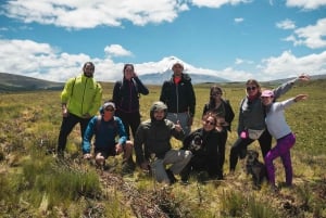 Quito: Wanderung auf dem Vulkanpfad mit Mittagessen