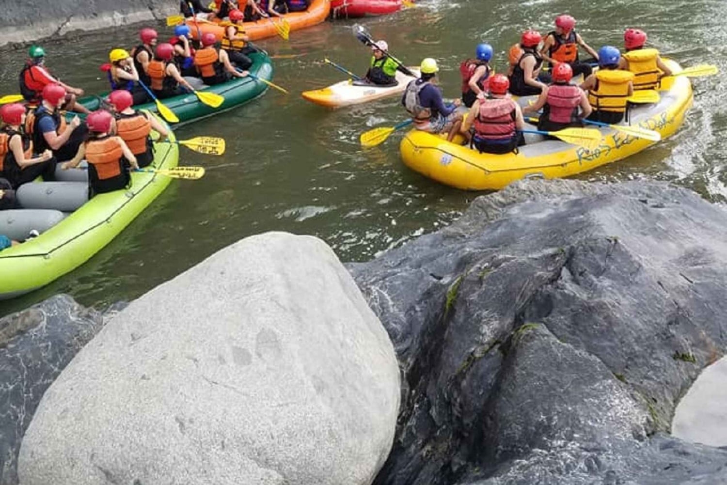 Rafting + Canyoning - to aktiviteter på én vanddag