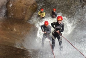 Rafting + Canyoning - to aktiviteter på én vanddag
