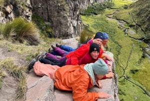 Riobamba : Randonnée pédestre et cycliste sur le volcan Chimborazo avec déjeuner