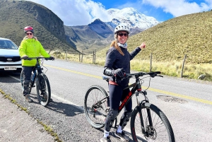 ريوبامبا: جولة ركوب الدراجات والمشي لمسافات طويلة في بركان شيمبورازو مع الغداء