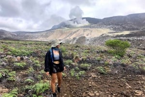 Sulfur fumaroles spectacle: Inside the volcano expedition