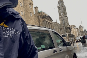 Lentokenttäkuljetus Edinburgh Citystä, St'Andrewsista jne. ja takaisin.