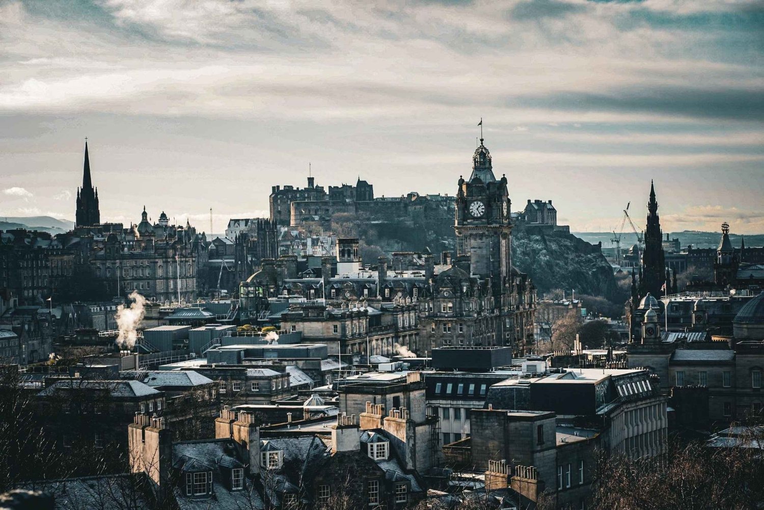 Edimburgo: pontos turísticos da cidade em 1 hora com serviço de busca no aeroporto