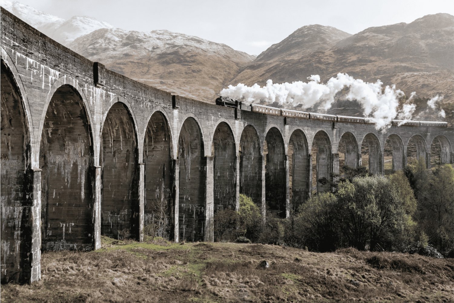 Edinburgh: 2-dagars rundtur i högländerna, Jacobite Train & Loch Ness