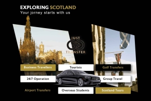 Edinburgh Flughafentransfer zum oder vom Stadtzentrum