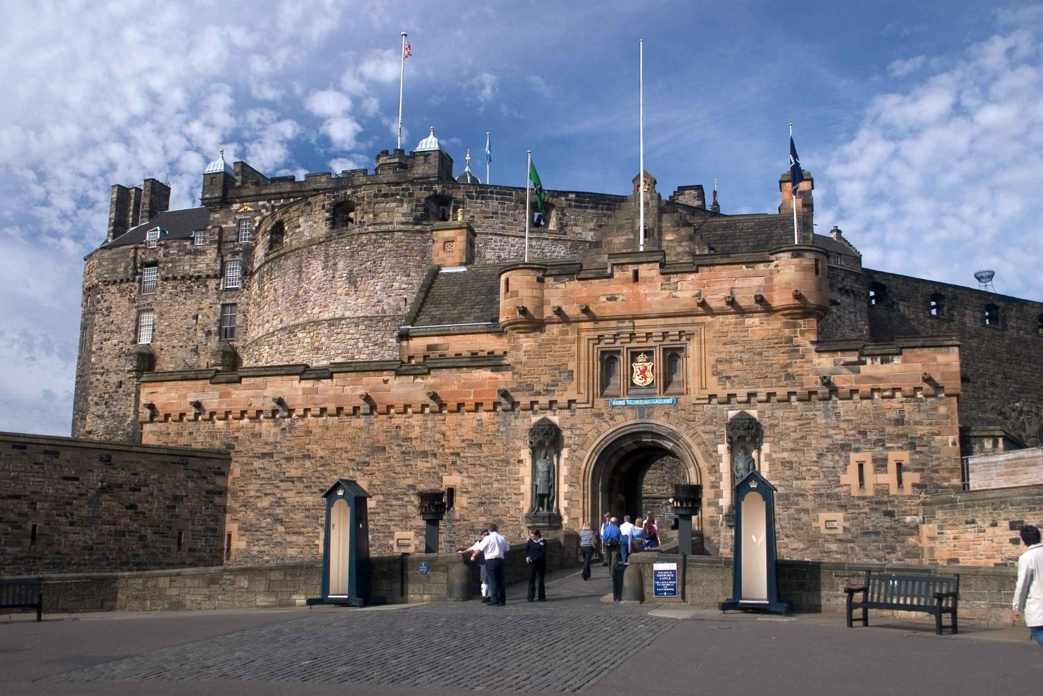 Château d'Édimbourg : Visite guidée à pied avec billet d'entrée