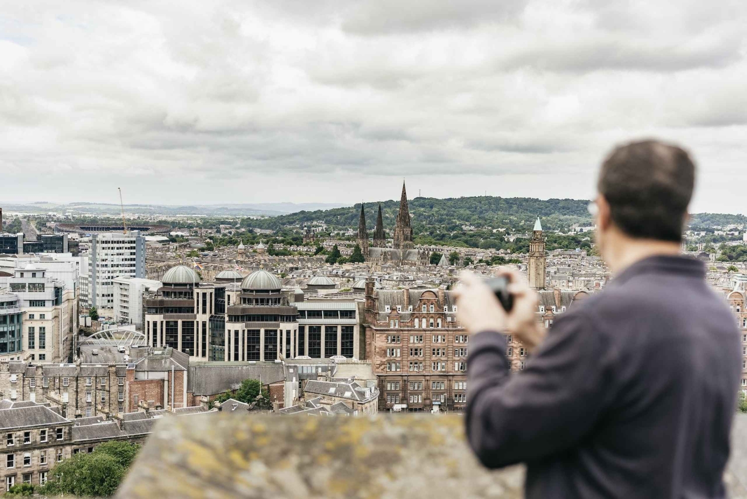 Edinburgh: Rundvisning på slottet og i den gamle bydel med billetter, kort og guide