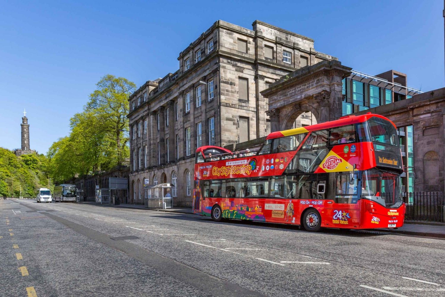 Edinburgh: Stadsrondleiding met hop-on-hop-off-bustour