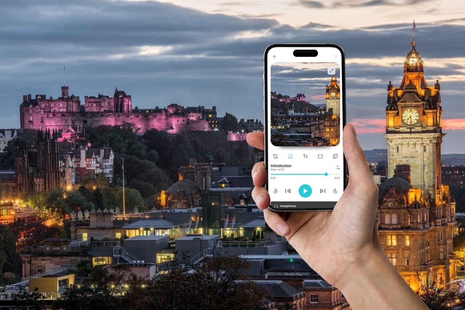 Edinburgh Ghost Audio Tour på din telefon (på engelska)