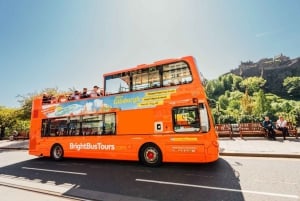 Edinburgh: Hop-On Hop-Off Combo City and Britannia Bus Tour