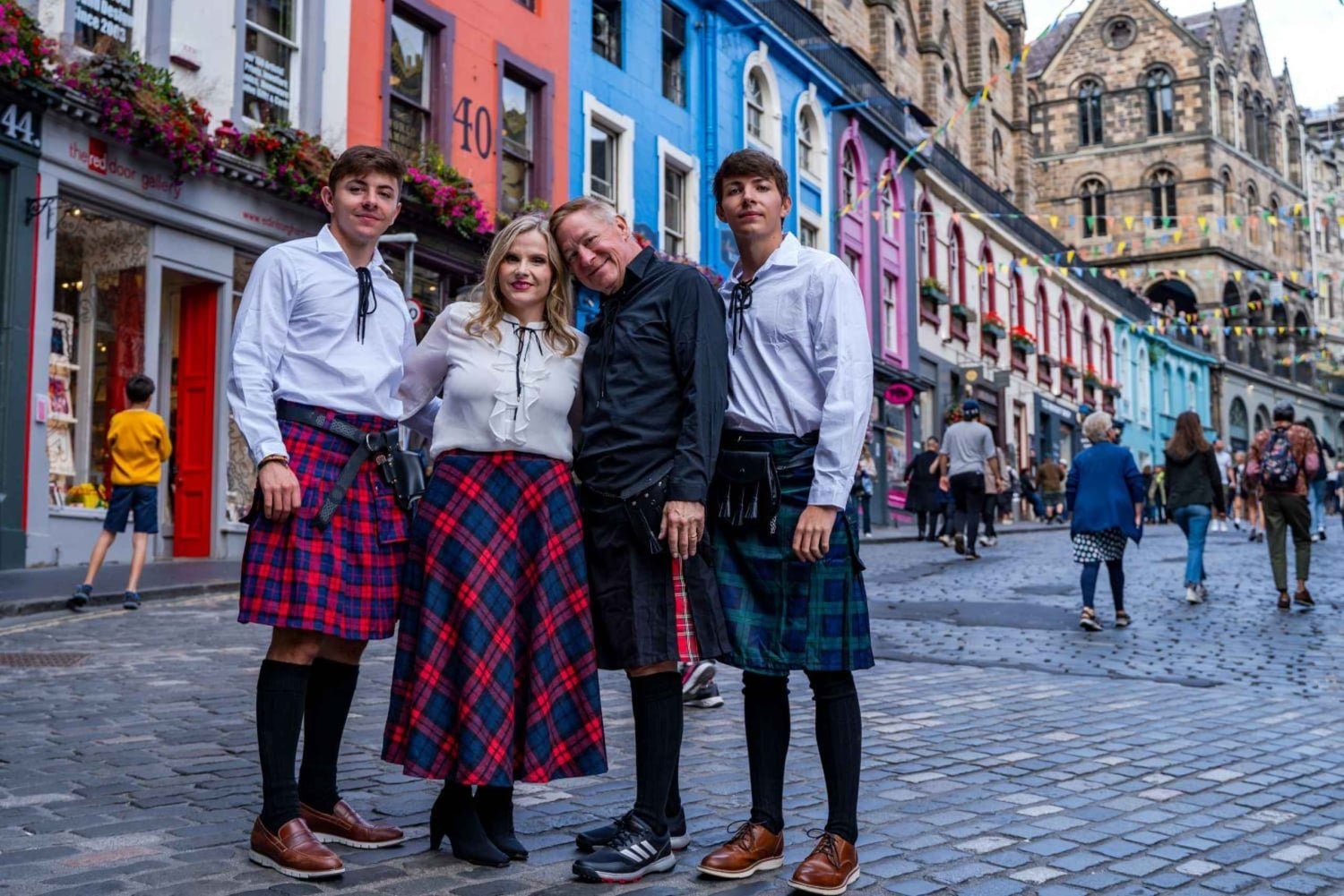 Casco antiguo de Edimburgo: sesión de fotos profesional y fotos editadas