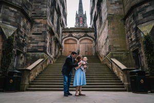 Edinburgh: Fotoshoot med en privat feriefotograf