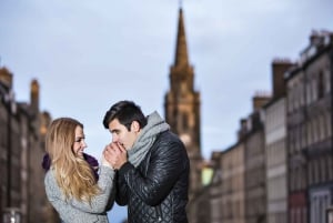 Edinburgh: Romantisk professionell fotoshoot för par